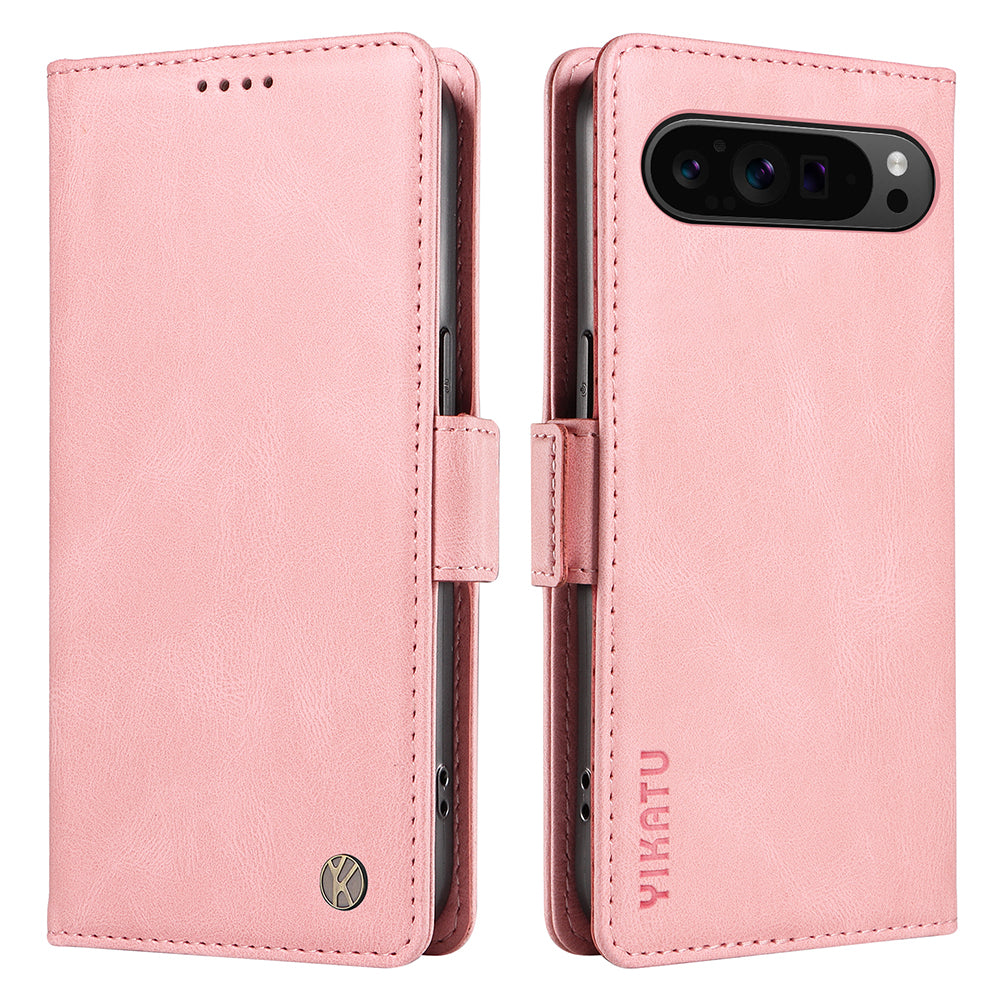 YIKATU YK-004 For Google Pixel 9 Pro Case Skin-Touch Leather Phone Cover YIKATU YK-004 For Google Pixel 9 Pro Case Skin-Touch Leather Phone Cover